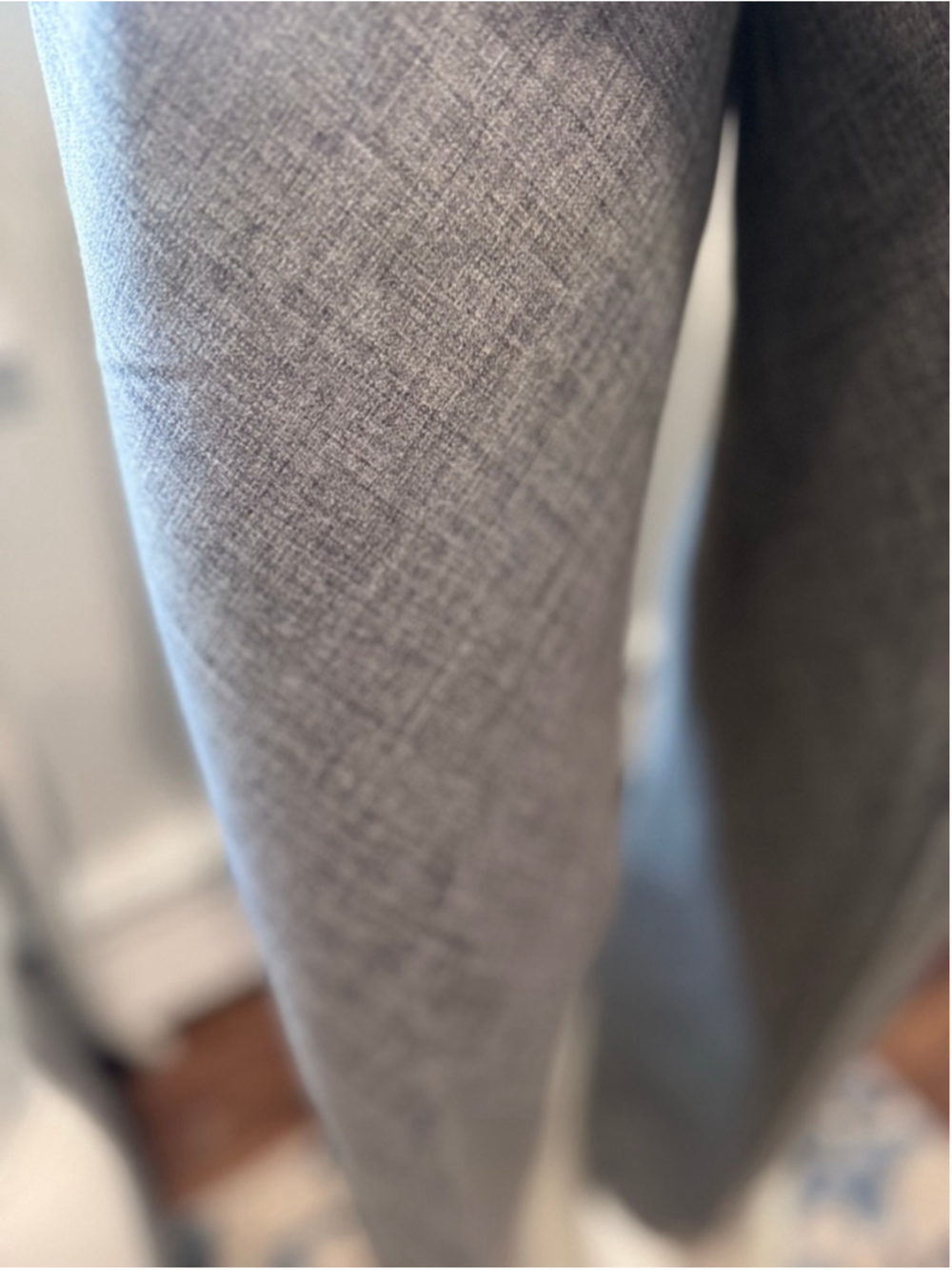 Zara Basic | Gray Tailored Trousers Front Seam Size 6 - Picture 6 of 15